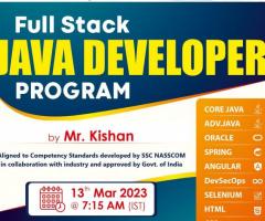 Best Online full stack java Training institute in India 2023