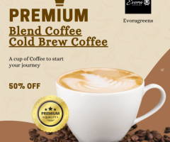 Bold Blend Cold Brew Coffee - Evoragreens - 1