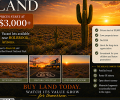Own Arizona Land from Just $3,000+ in a Unique Desert Landscape