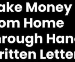 Make Money From Home Through Hand Written Letters
