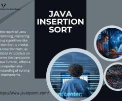 Mastering Java Insertion Sort: Efficient Sorting Algorithms Explained - 1