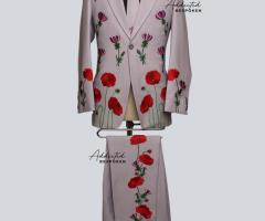 Shop now the Customize Embroidered Western Suits - Addicted Bespoken