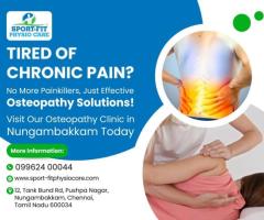 Osteopathic Clinic in Nungambakkam | Sport Fit Physio Care