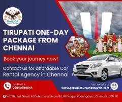 One-day Tirupati package from Chennai | Garuda Tours & Travels