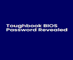 panasonic toughbook default bios password