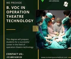 Lumeen Paramedical Offer a B. Voc in Operation Theatre Technology
