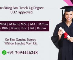 . One Sitting Fast Track UG Degree - UGC Approved