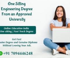 One Sitting Engineering Degree From an Approved University