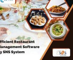 Efficient Restaurant Management Software by SNS System