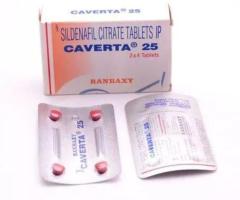 Buy Caverta 25mg Dosage Online in USA | Sildenafil citrate 25mg