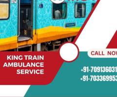Avail of Train Ambulance in Ranchi by King with Full Medical support