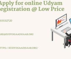 Apply for online Udyam Registration @ Low Price