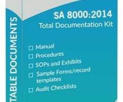 Editable SA 8000 Documents Kit
