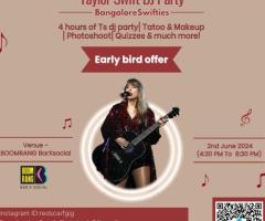 Bangalore Swifties - Grab Your Event Tickets Now – Tktby