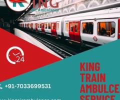 Utilize Train Ambulance Services in Guwahati by King with world - class ICU setup