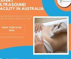 Crystal Radiology offers Expert ultrasound facility in Australia. (02) 8315 8292