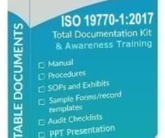 ISO 19770 Documents with Manual, Audit checklist