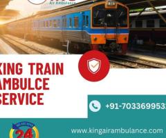 Select King  Train Ambulance Services in Ranchi with  hi-tech Medical