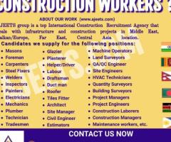 Best Recruitment Agency for hiring Indian construction workers