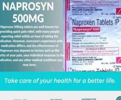 Naprosyn 500mg: Joint Pain Relief That Works Quickly