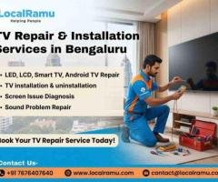LocalRamu TV Repair Bengaluru Fixes Every TV Issues Without Buying a New TV