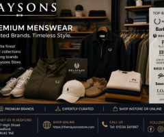 The Maysons Store | Premium Menswear Online & Bedford