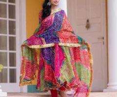 Rajasthani Design Dupatta and Suit Dress