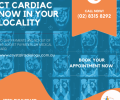 Crystal Radiology offers Convenient CT Cardiac Now in Your Locality. (02) 8315 8292
