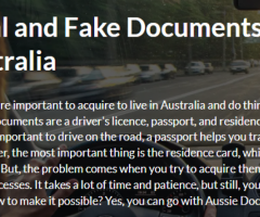 australia novelty passport online