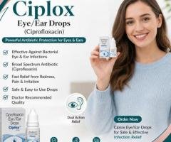 Ciplox Eye/Ear Drops (Ciprofloxacin) | Ciloxan Alternative | Onlinegenericmedicine