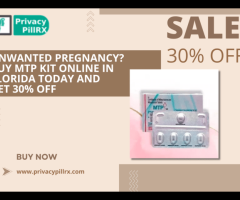 Unwanted Pregnancy? Buy MTP Kit Online in Florida Today and Get 30% Off
