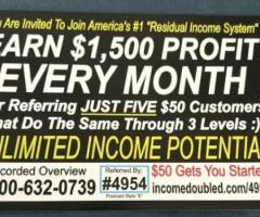 Real People Real Success Double Your Income for only $50