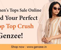 Women's Tops Sale Online: Find Your Perfect Crop Top Crush at Genzee!