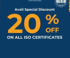 Get Your Business ISO Certified Today With 20% Discount