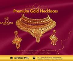 Premium Gold Necklaces | Jewellery Showroom in Cuddalore