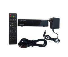 SOLID AHDS2-1080 DD Free dish Suitable FTA Hybrid Android 10 Smart TV Box