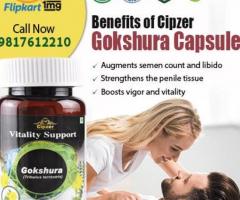 Gokshura Capsule helps improve men's health. It stimulates testosterone levels in the body.