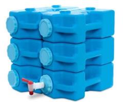 Sagan Life AquaBrick™ - 6 Pack | Best Emergency Water Storage Containers
