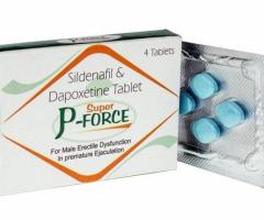 Super P Force (Sildenafil Citrate 100mg + Dapoxetine 60mg) Tablets