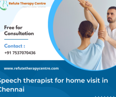 Speech Therapist for Home Visit in Chennai