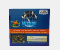 Purchase  Micron Doctor Blades or polymer Doctor blades from Octagon Solutions