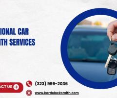 Car Locksmith Services in LA