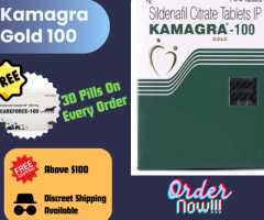 Kamagra Gold 100 - Unleash Your Confidence | Only $83 for 83 Tablets!