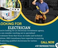 Electrician Recruitment Services From India