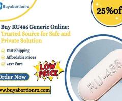 Buy RU486 Generic Online: Trusted Source for Safe and Private Solution