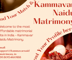 Kammavar Naidu Matrimony in Tamil Nadu, India | +91 8015460188