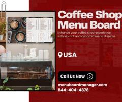 Coffee Shop Menu Board