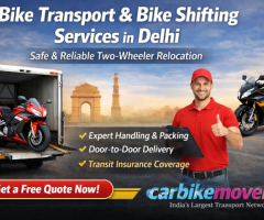 Top Bike Shifting Services in Delhi – Safe & Reliable