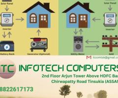 Tired of High Electricity Bills. Go Solar with INFOTECH COMPUTERS