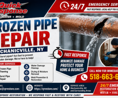Trusted Frozen Pipe Repair Services in Mechanicville NY – Call Now